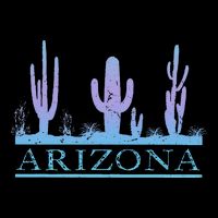 Arizona Cactus Garden Design Az Weathered Souvenir Womens Tank Top
