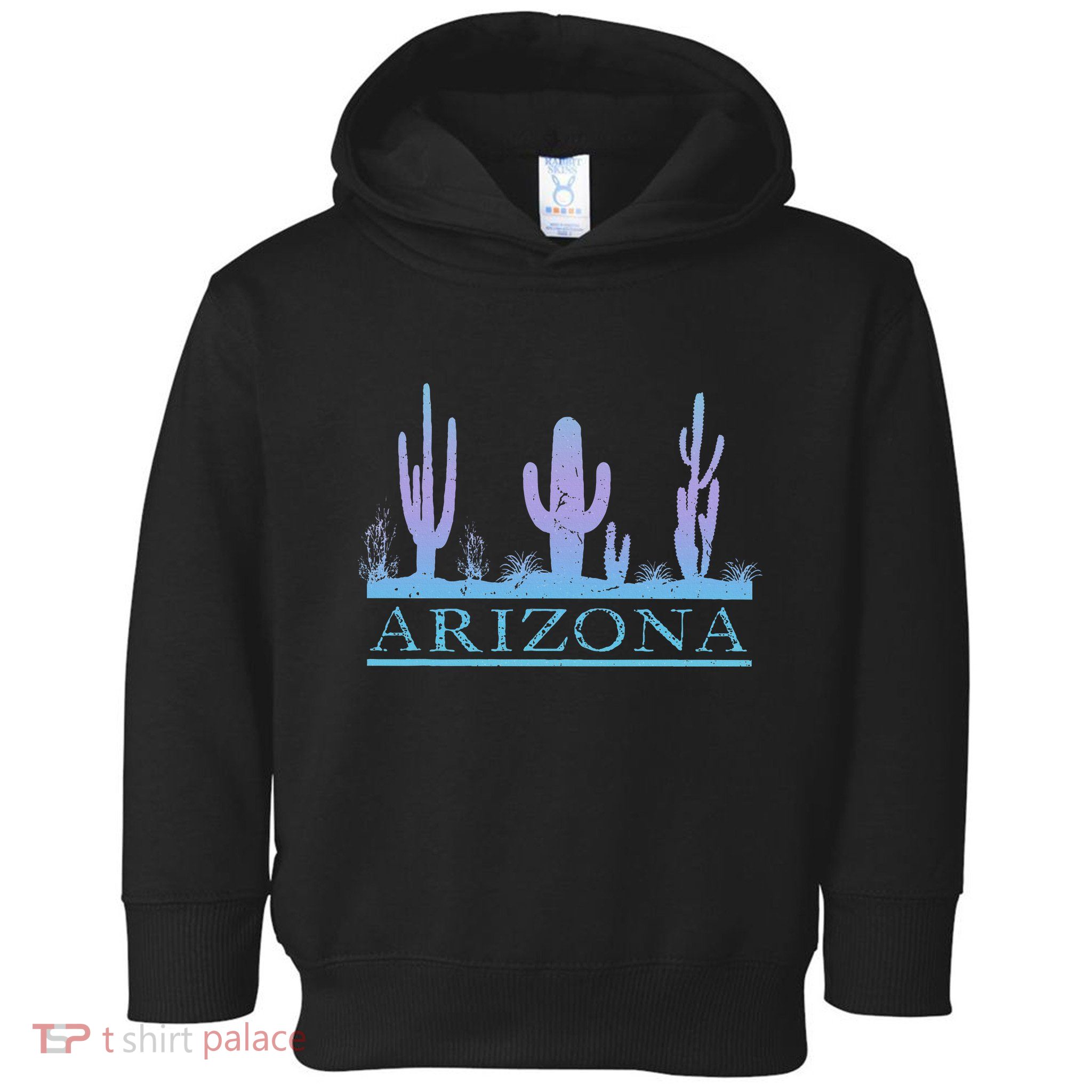 Arizona Cactus Garden Design Az Weathered Souvenir Toddler Hoodie