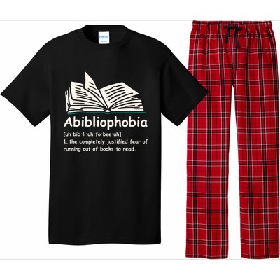 Abibliophobia Cute Gift Reading Bookworm Reader Gift Pajama Set