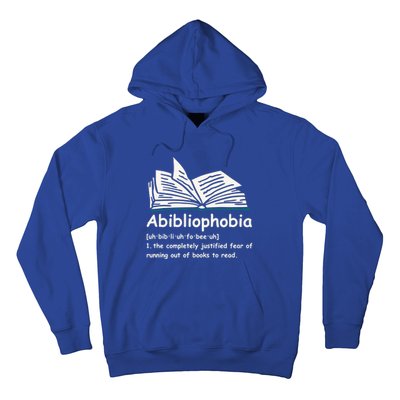 Abibliophobia Cute Gift Reading Bookworm Reader Gift Hoodie