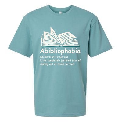 Abibliophobia Cute Gift Reading Bookworm Reader Gift Sueded Cloud Jersey T-Shirt