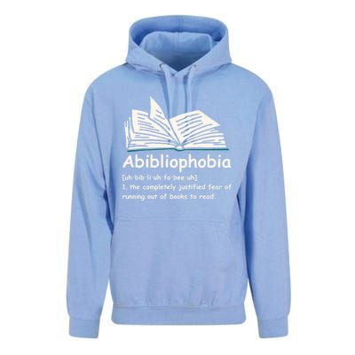 Abibliophobia Cute Gift Reading Bookworm Reader Gift Unisex Surf Hoodie