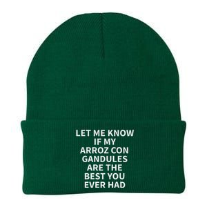 Arroz Con Gandules Apparel Cute Funny Rice Lover Design Knit Cap Winter Beanie