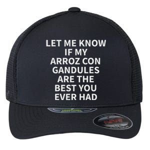 Arroz Con Gandules Apparel Cute Funny Rice Lover Design Flexfit Unipanel Trucker Cap