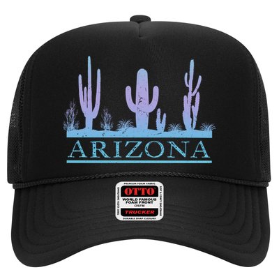 Arizona Cactus Garden Design Az Weathered Souvenir Cute Gift Trucker Hat