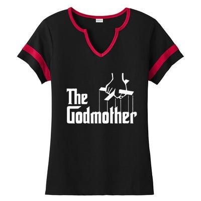 American Classics Godmother The Movie Distress Mothers Day Ladies Halftime Notch Neck Tee