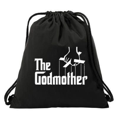 American Classics Godmother The Movie Distress Mothers Day Drawstring Bag