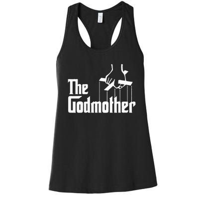 American Classics Godmother The Movie Distress Mothers Day Women's Racerback Tank