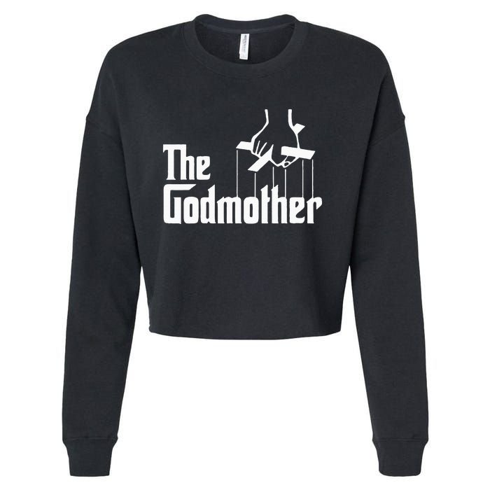 American Classics Godmother The Movie Distress Mothers Day Cropped Pullover Crew