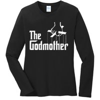 American Classics Godmother The Movie Distress Mothers Day Ladies Long Sleeve Shirt