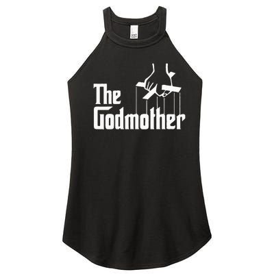 American Classics Godmother The Movie Distress Mothers Day Women’s Perfect Tri Rocker Tank