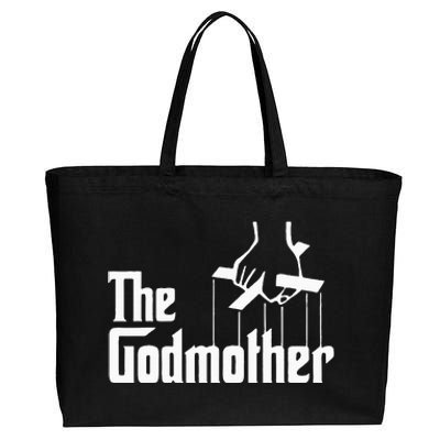 American Classics Godmother The Movie Distress Mothers Day Cotton Canvas Jumbo Tote