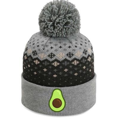 Avocado Costume Halloween Vegan Gift The Baniff Cuffed Pom Beanie