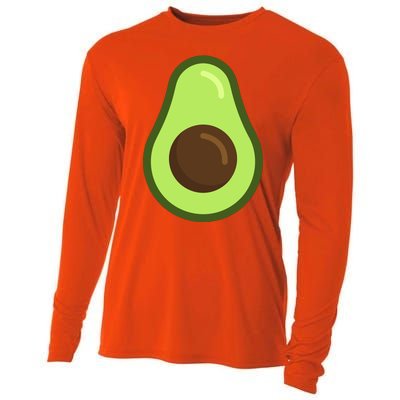 Avocado Costume Halloween Vegan Gift Cooling Performance Long Sleeve Crew