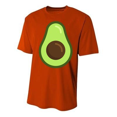 Avocado Costume Halloween Vegan Gift Performance Sprint T-Shirt