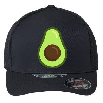 Avocado Costume Halloween Vegan Gift Flexfit Unipanel Trucker Cap