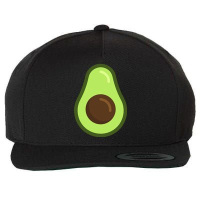 Avocado Costume Halloween Vegan Gift Wool Snapback Cap