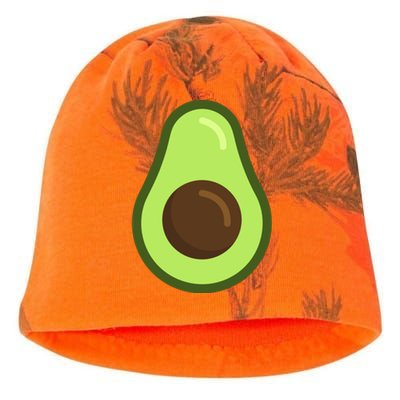 Avocado Costume Halloween Vegan Gift Kati - Camo Knit Beanie