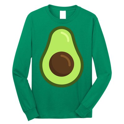 Avocado Costume Halloween Vegan Gift Long Sleeve Shirt