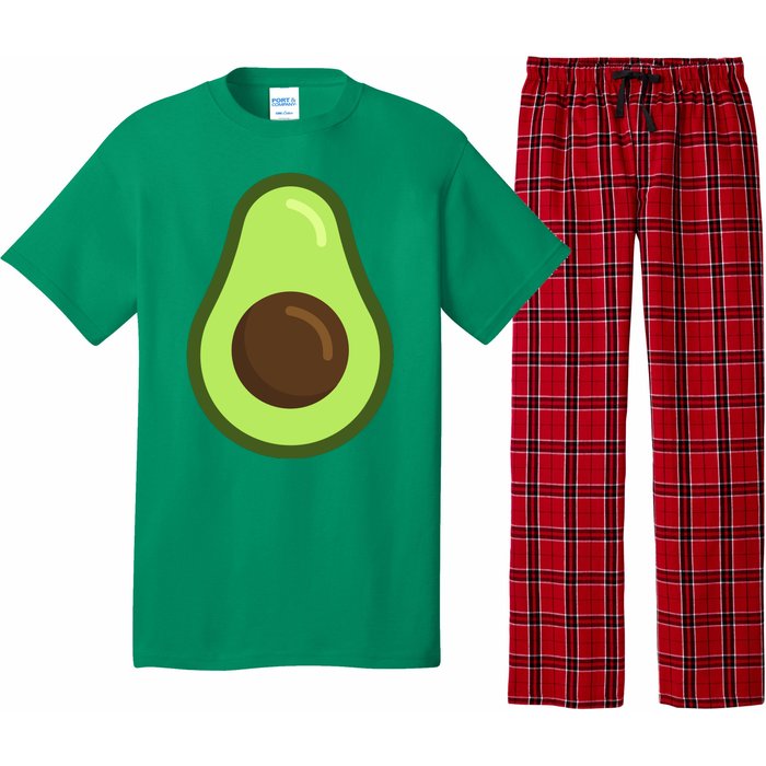 Avocado Costume Halloween Vegan Gift Pajama Set