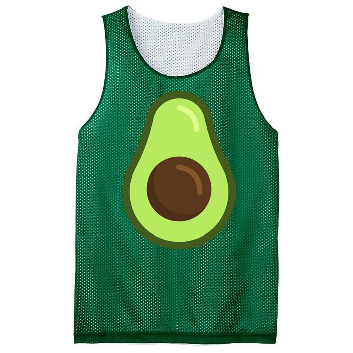 Avocado Costume Halloween Vegan Gift Mesh Reversible Basketball Jersey Tank