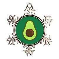 Avocado Costume Halloween Vegan Gift Metallic Star Ornament