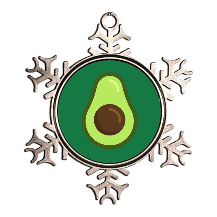 Avocado Costume Halloween Vegan Gift Metallic Star Ornament