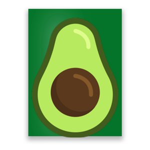 Avocado Costume Halloween Vegan Gift Poster