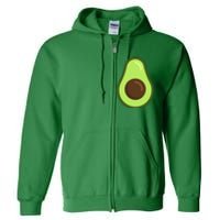 Avocado Costume Halloween Vegan Gift Full Zip Hoodie