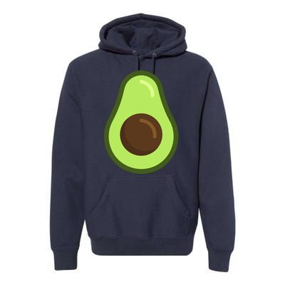 Avocado Costume Halloween Vegan Gift Premium Hoodie