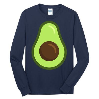 Avocado Costume Halloween Vegan Gift Tall Long Sleeve T-Shirt