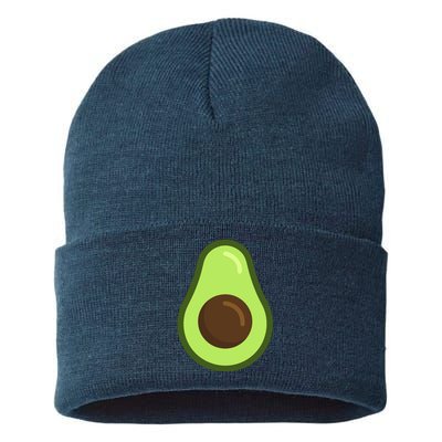 Avocado Costume Halloween Vegan Gift Sustainable Knit Beanie