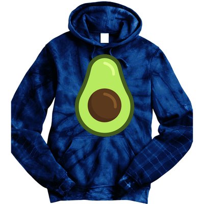 Avocado Costume Halloween Vegan Gift Tie Dye Hoodie