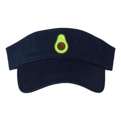 Avocado Costume Halloween Vegan Gift Valucap Bio-Washed Visor