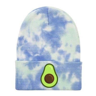 Avocado Costume Halloween Vegan Gift Tie Dye 12in Knit Beanie