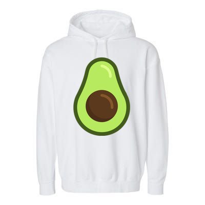 Avocado Costume Halloween Vegan Gift Garment-Dyed Fleece Hoodie