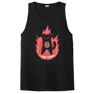 Angry Cat Hungry Cat Hangry Cat Grumpy Black Cat PosiCharge Competitor Tank