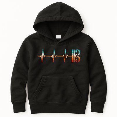 Alto Clef Heartbeat Viola Player Violist Kids Hoodie