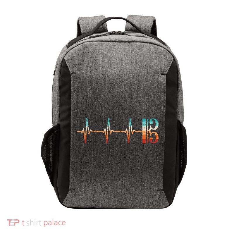 Alto Clef Heartbeat Viola Player Violist Vector Backpack
