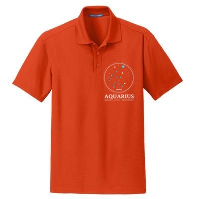 Aquarius Constellation Horoscope Aquarius Symbol Cool Gift Dry Zone Grid Polo