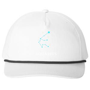 Aquarius Constellation Horoscope Aquarius Symbol Cool Gift Snapback Five-Panel Rope Hat