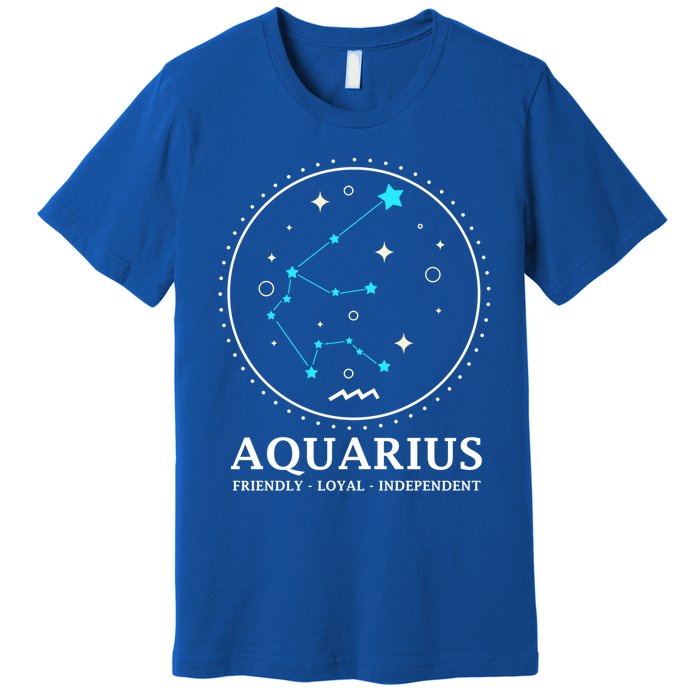 Aquarius Constellation Horoscope Aquarius Symbol Cool Gift Premium T-Shirt