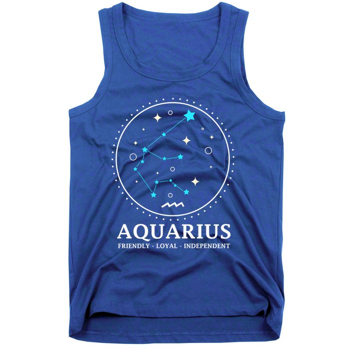 Aquarius Constellation Horoscope Aquarius Symbol Cool Gift Tank Top