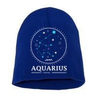 Aquarius Constellation Horoscope Aquarius Symbol Cool Gift Short Acrylic Beanie