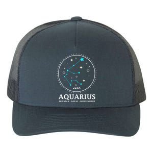 Aquarius Constellation Horoscope Aquarius Symbol Cool Gift Yupoong Adult 5-Panel Trucker Hat