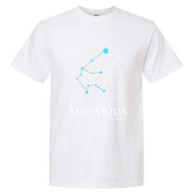 Aquarius Constellation Horoscope Aquarius Symbol Cool Gift Garment-Dyed Heavyweight T-Shirt