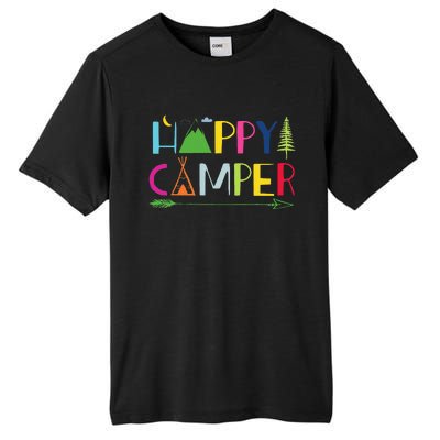 Arrow Camper Happy Summer Camp Camping Gift Tall Fusion ChromaSoft Performance T-Shirt