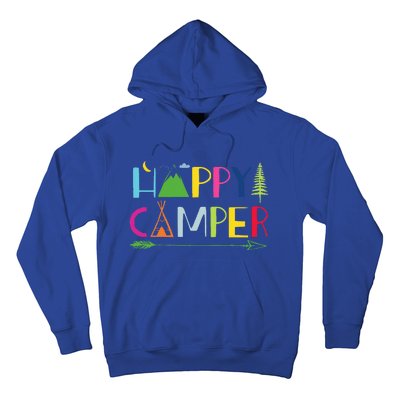 Arrow Camper Happy Summer Camp Camping Gift Hoodie