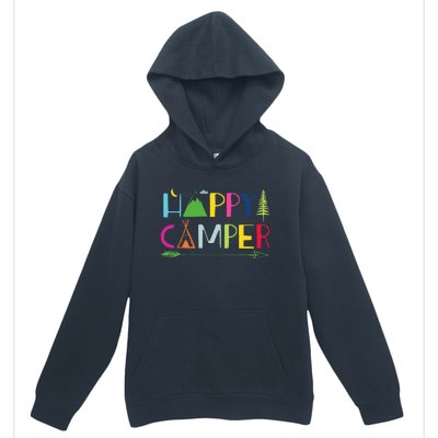 Arrow Camper Happy Summer Camp Camping Gift Urban Pullover Hoodie