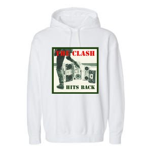 Album Cover Hits Back Garment-Dyed Fleece Hoodie